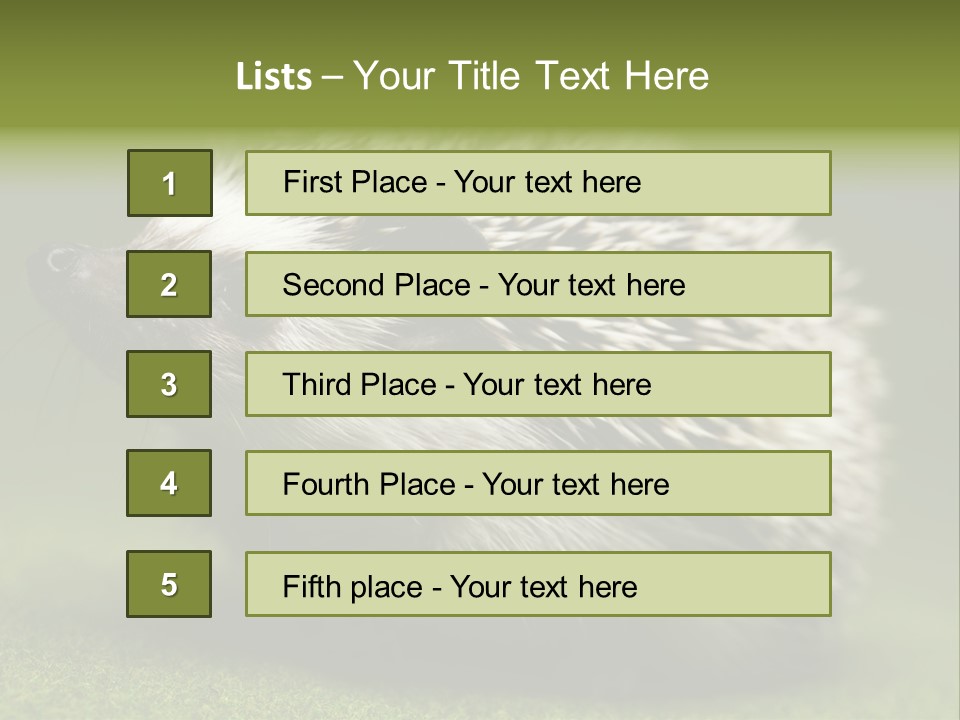 Shot Wildlife Protection PowerPoint Template