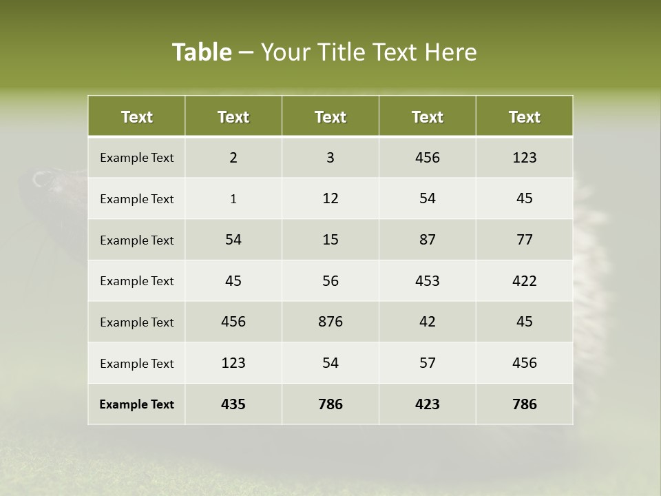 Shot Wildlife Protection PowerPoint Template