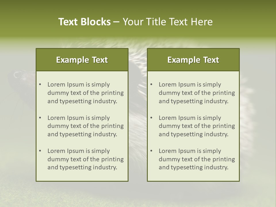 Shot Wildlife Protection PowerPoint Template