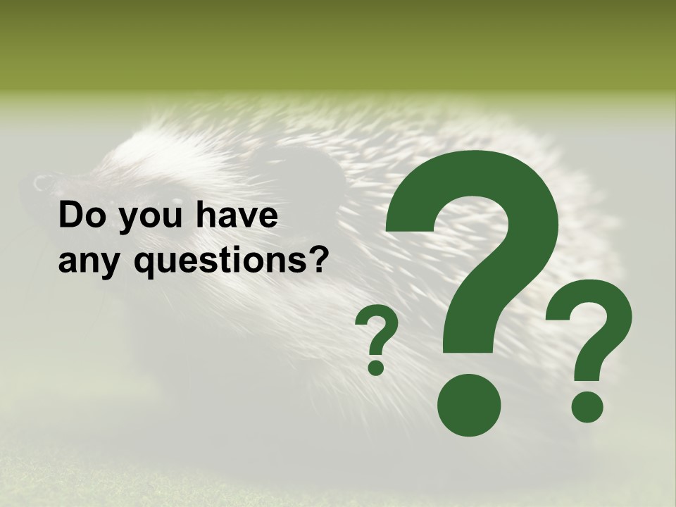 Shot Wildlife Protection PowerPoint Template