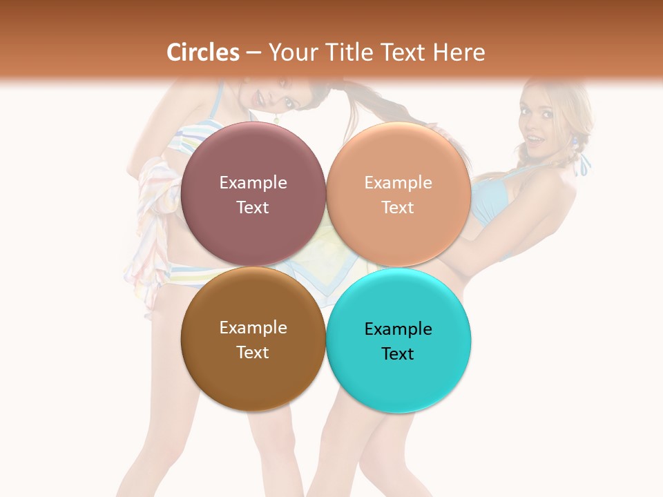 Pretty Sensuality Underwear PowerPoint Template
