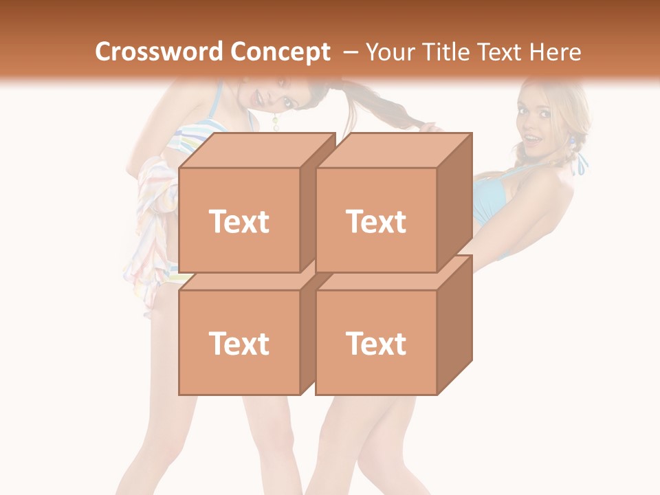 Pretty Sensuality Underwear PowerPoint Template