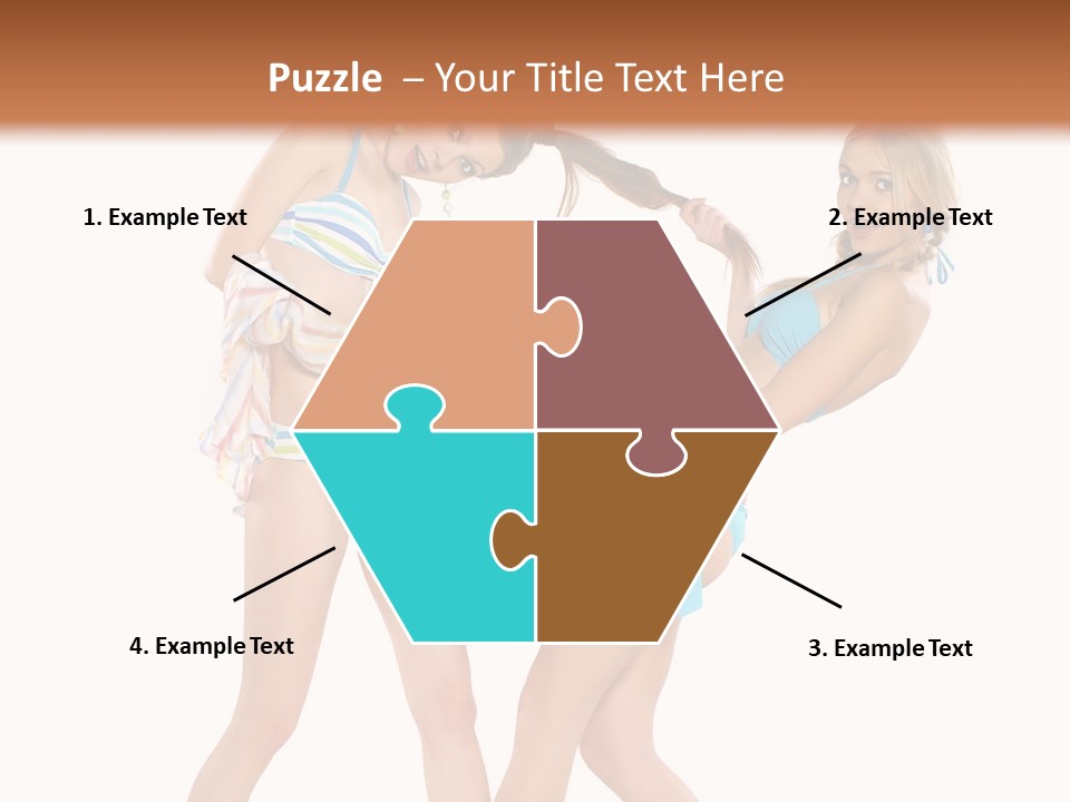 Pretty Sensuality Underwear PowerPoint Template