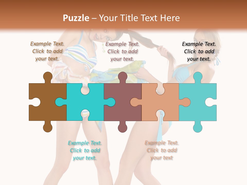 Pretty Sensuality Underwear PowerPoint Template