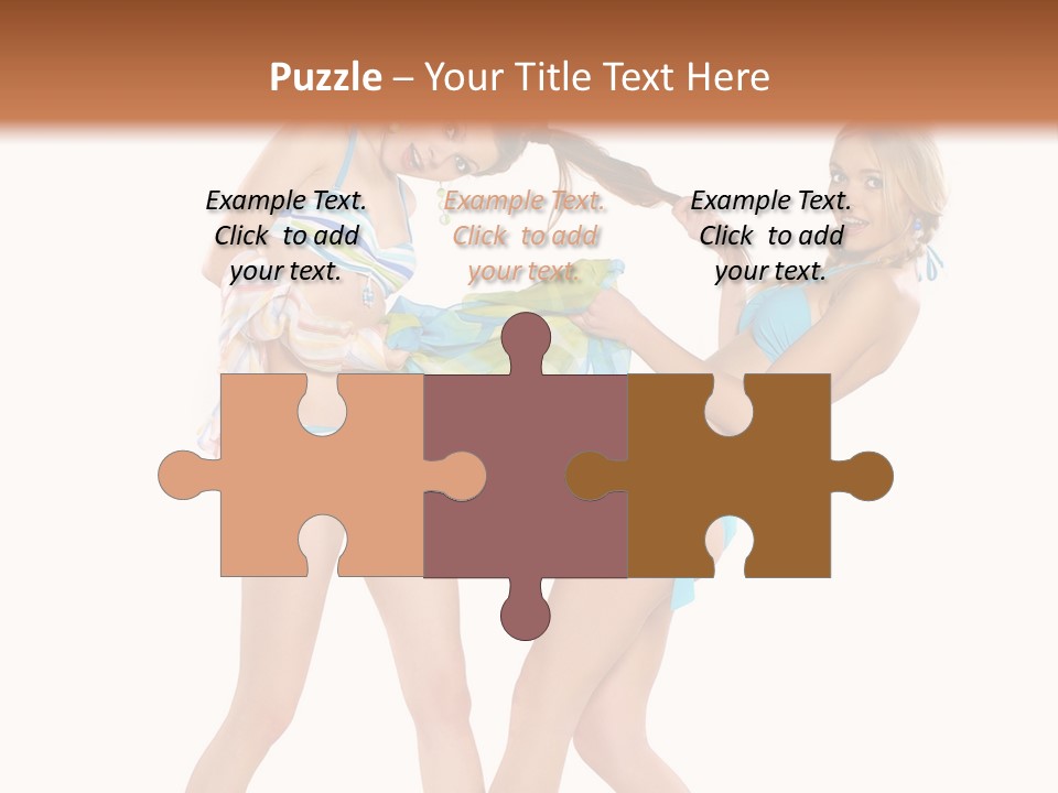 Pretty Sensuality Underwear PowerPoint Template