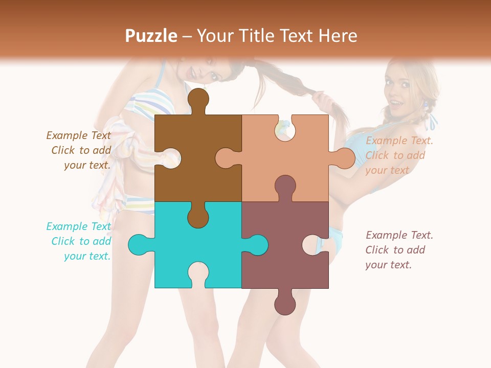 Pretty Sensuality Underwear PowerPoint Template