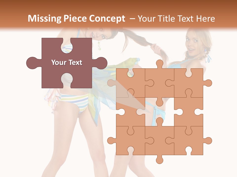 Pretty Sensuality Underwear PowerPoint Template