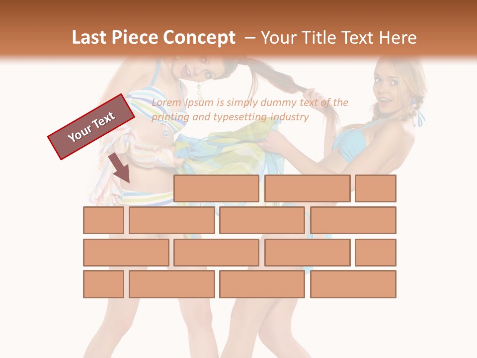 Pretty Sensuality Underwear PowerPoint Template