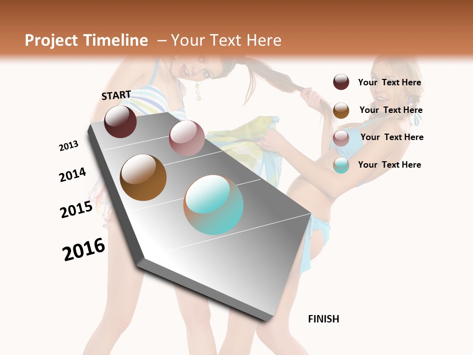 Pretty Sensuality Underwear PowerPoint Template
