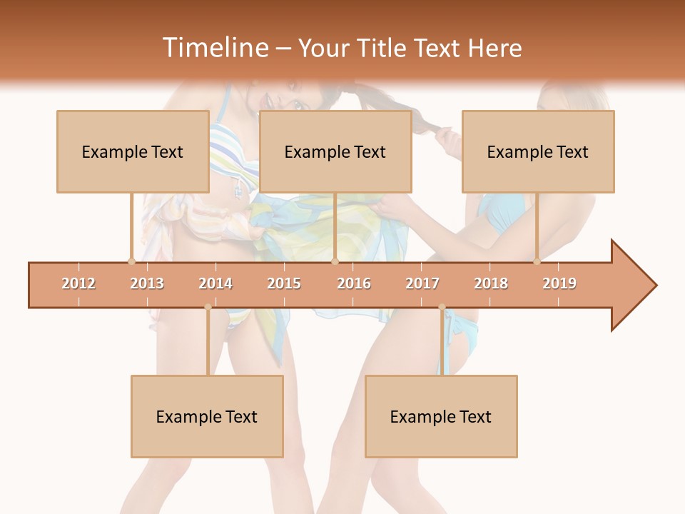 Pretty Sensuality Underwear PowerPoint Template
