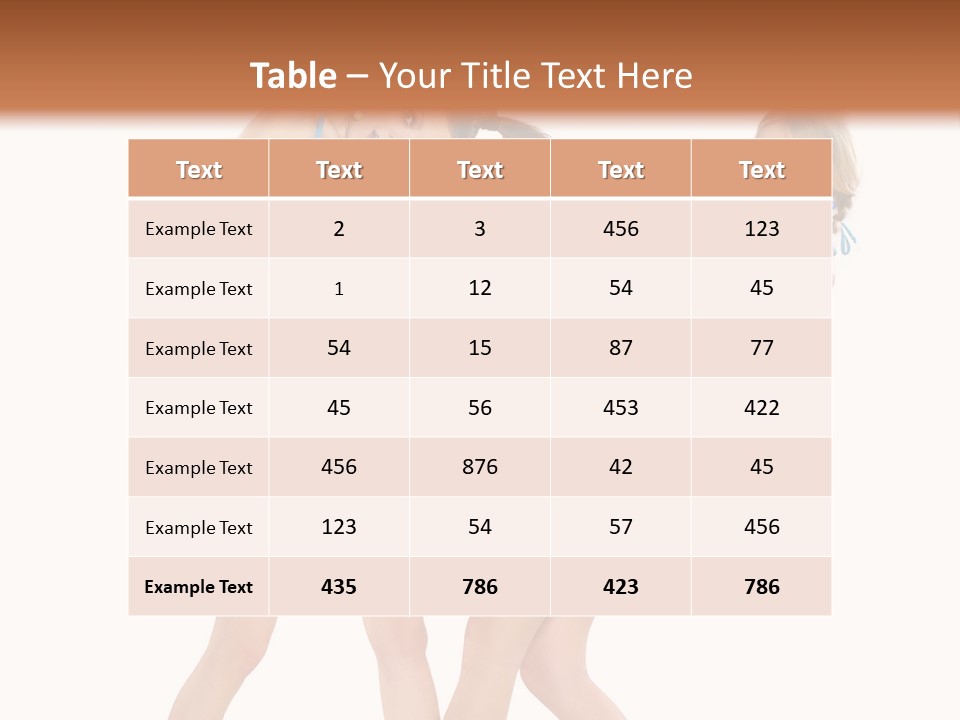 Pretty Sensuality Underwear PowerPoint Template