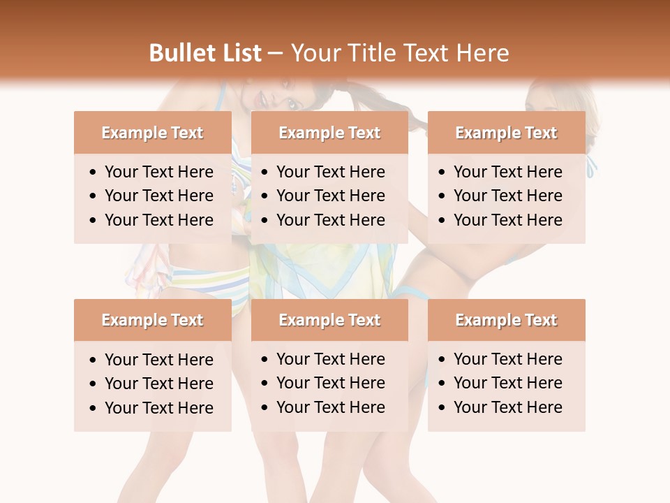 Pretty Sensuality Underwear PowerPoint Template