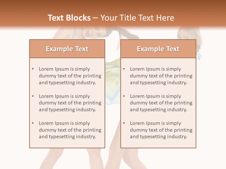 Pretty Sensuality Underwear PowerPoint Template