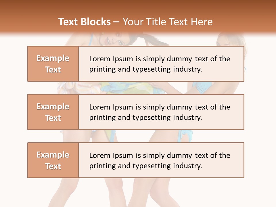 Pretty Sensuality Underwear PowerPoint Template