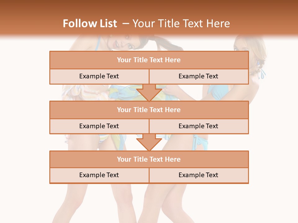 Pretty Sensuality Underwear PowerPoint Template