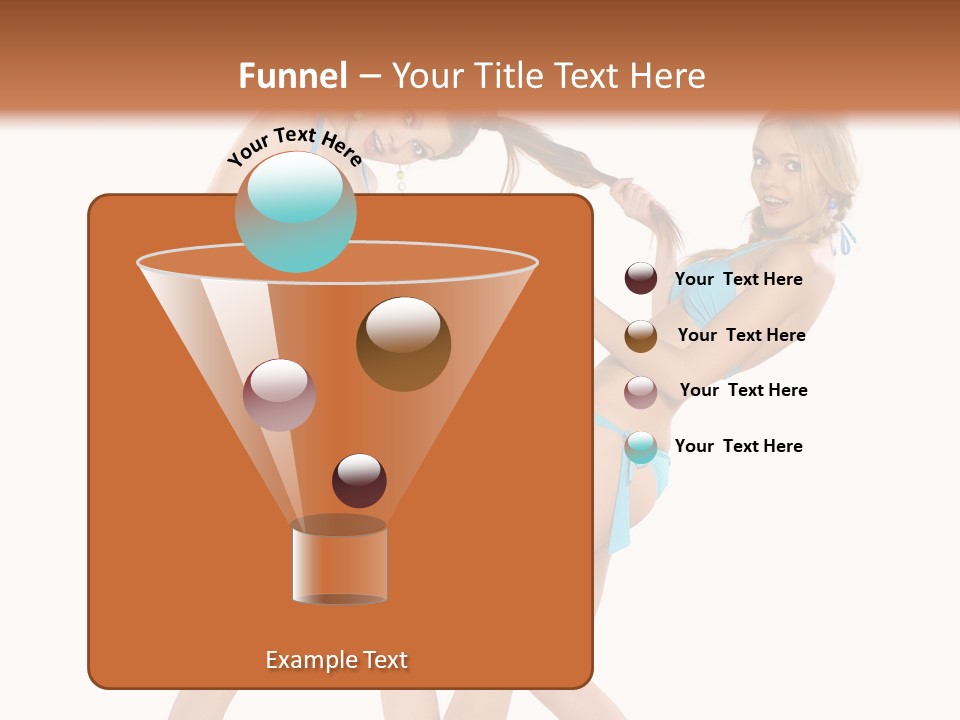 Pretty Sensuality Underwear PowerPoint Template