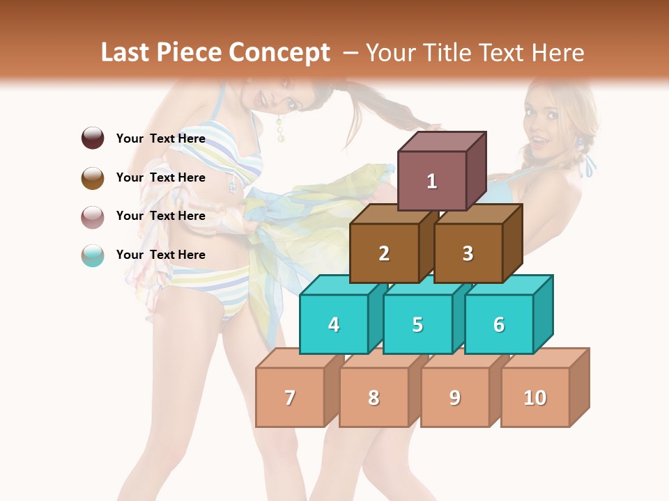 Pretty Sensuality Underwear PowerPoint Template