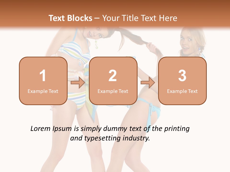 Pretty Sensuality Underwear PowerPoint Template