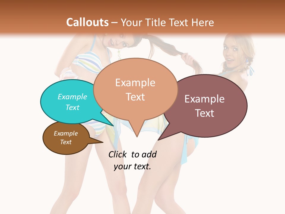 Pretty Sensuality Underwear PowerPoint Template