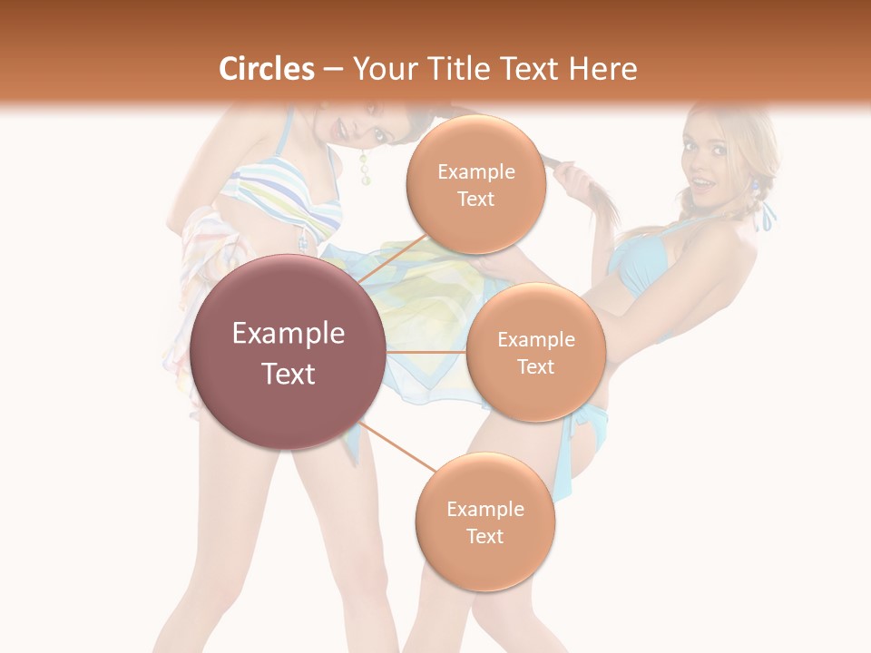 Pretty Sensuality Underwear PowerPoint Template