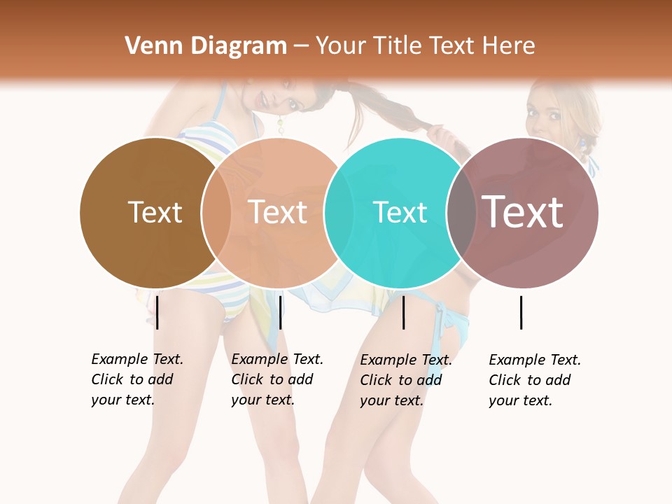 Pretty Sensuality Underwear PowerPoint Template