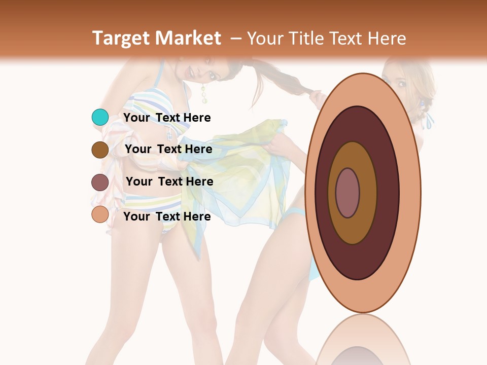 Pretty Sensuality Underwear PowerPoint Template