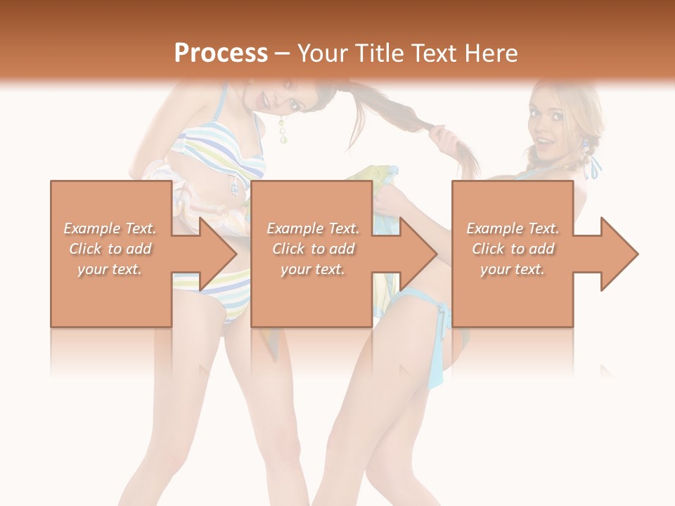 Pretty Sensuality Underwear PowerPoint Template