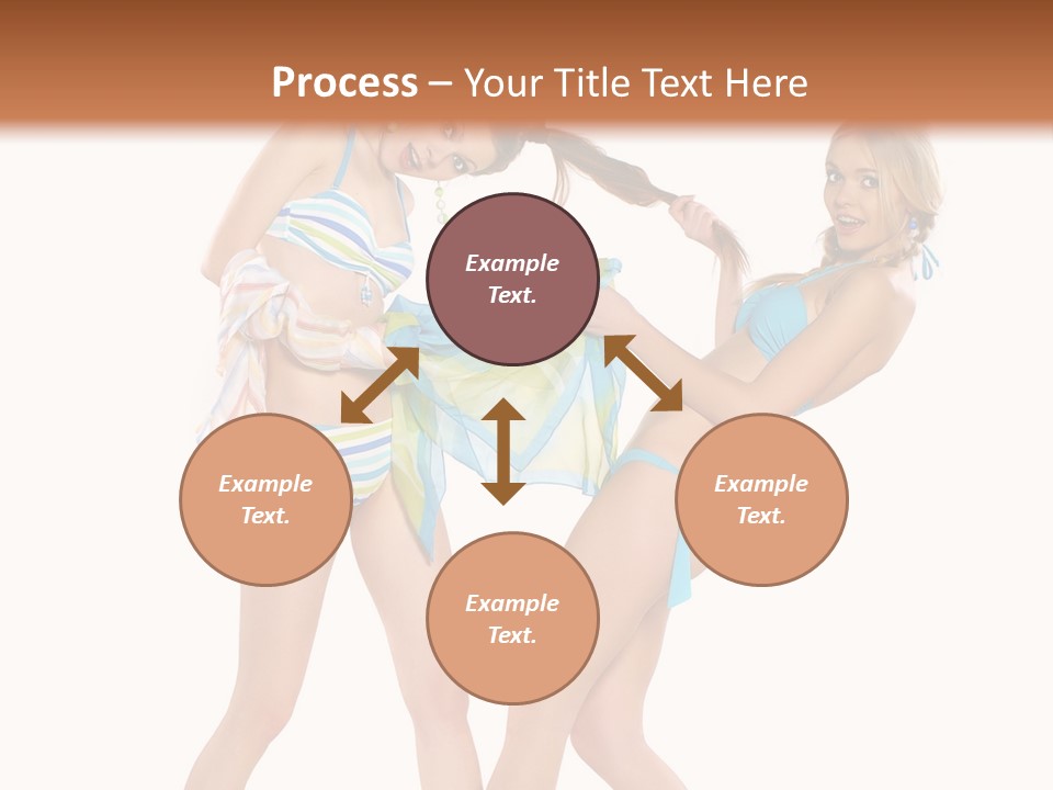 Pretty Sensuality Underwear PowerPoint Template