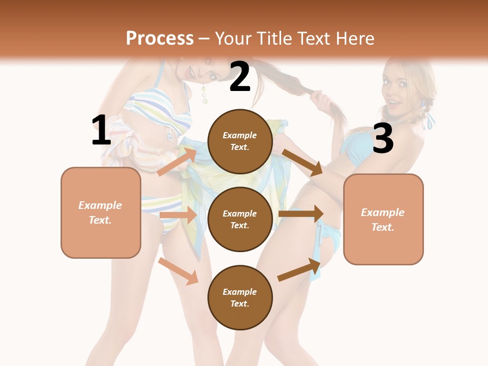 Pretty Sensuality Underwear PowerPoint Template