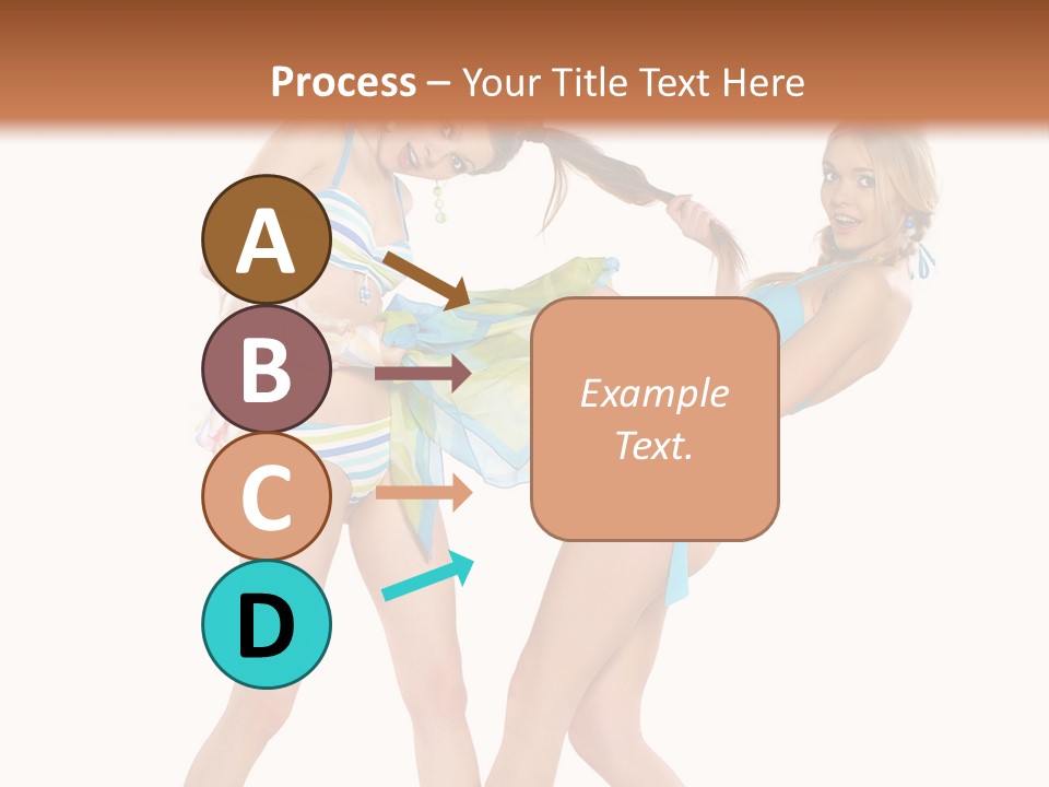 Pretty Sensuality Underwear PowerPoint Template