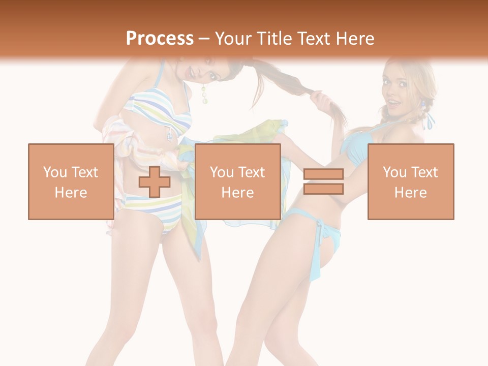 Pretty Sensuality Underwear PowerPoint Template