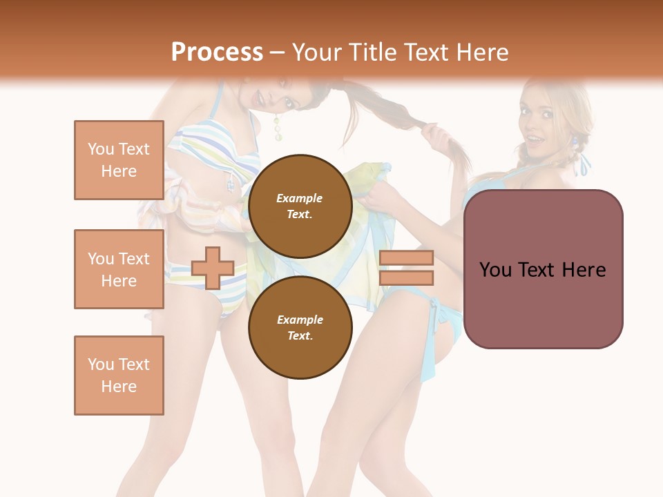 Pretty Sensuality Underwear PowerPoint Template