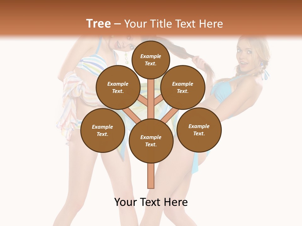 Pretty Sensuality Underwear PowerPoint Template