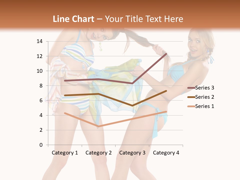 Pretty Sensuality Underwear PowerPoint Template