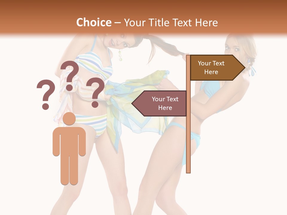 Pretty Sensuality Underwear PowerPoint Template
