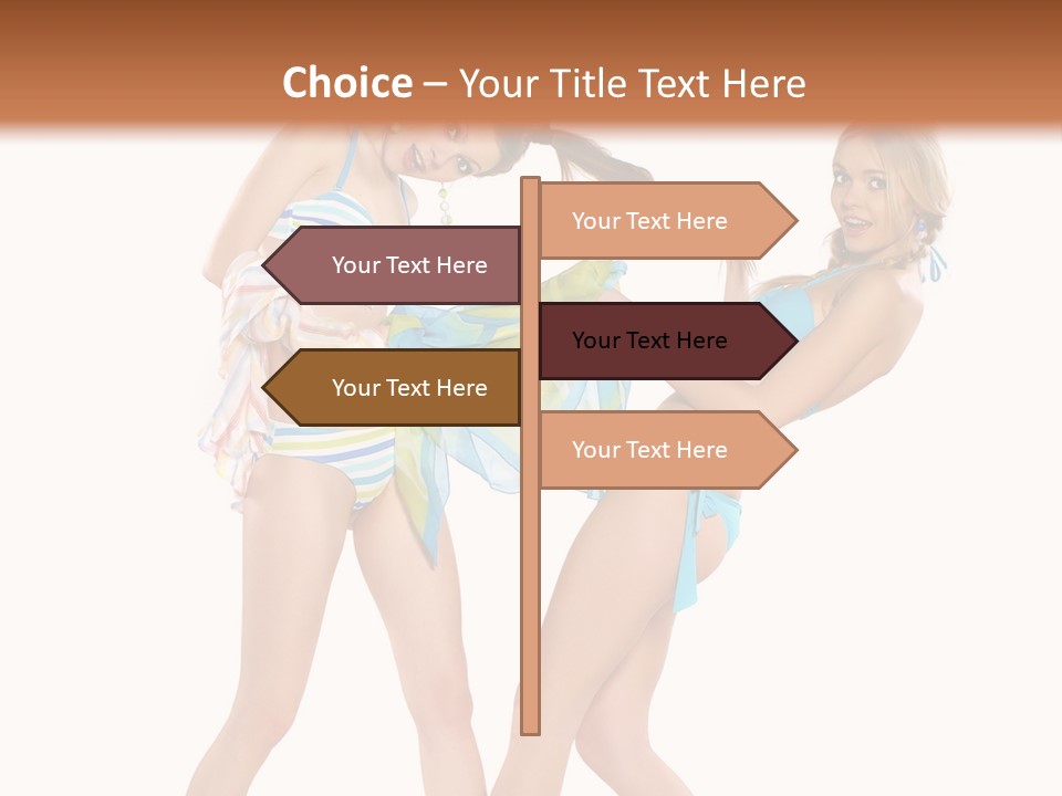 Pretty Sensuality Underwear PowerPoint Template