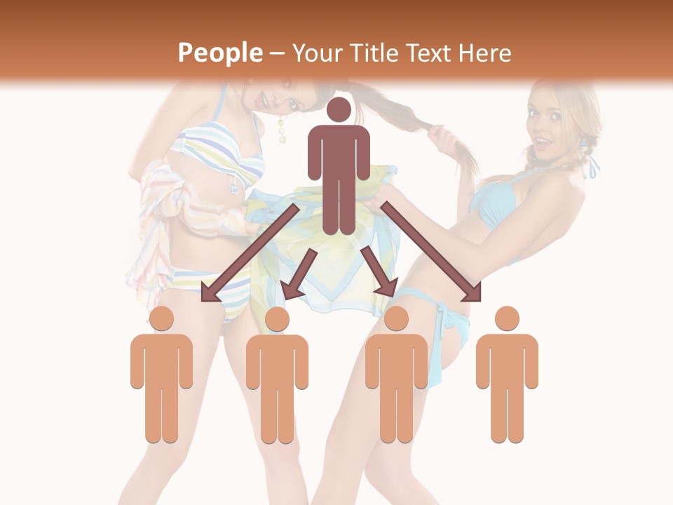 Pretty Sensuality Underwear PowerPoint Template