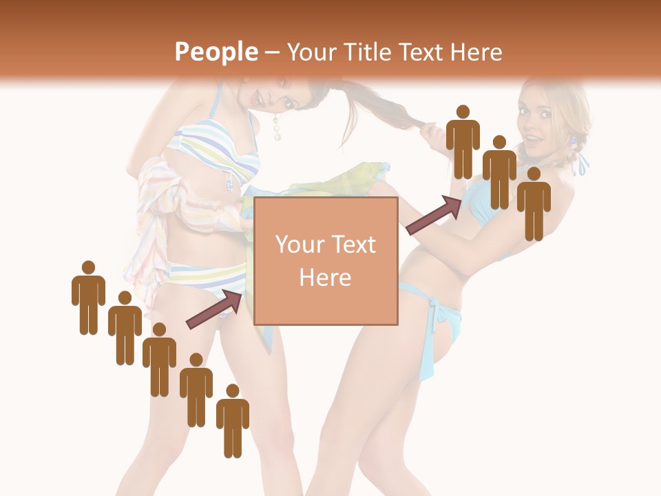 Pretty Sensuality Underwear PowerPoint Template
