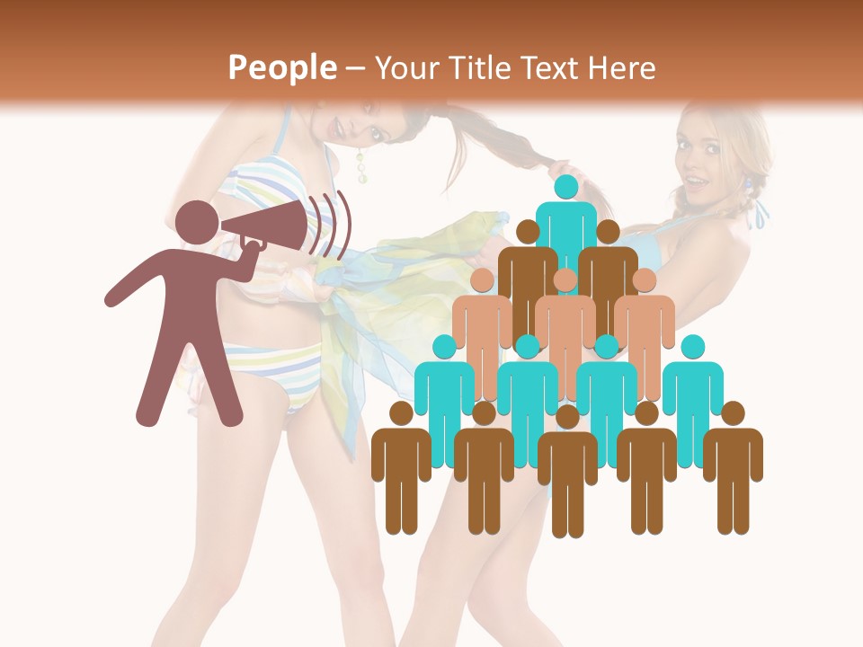 Pretty Sensuality Underwear PowerPoint Template