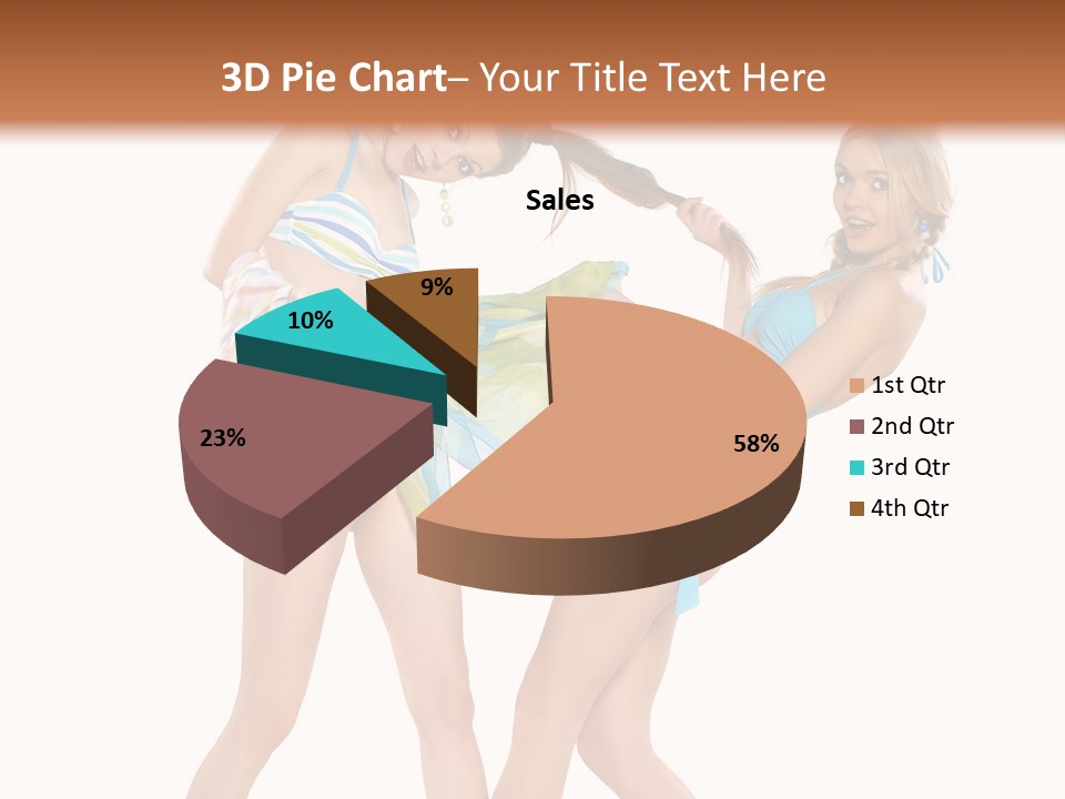 Pretty Sensuality Underwear PowerPoint Template