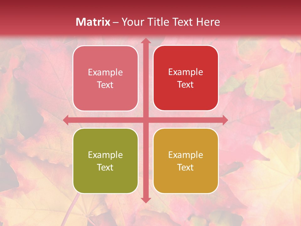 Nature October Old PowerPoint Template