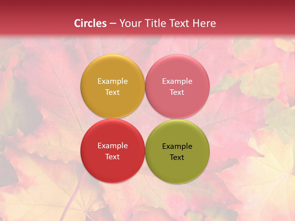 Nature October Old PowerPoint Template