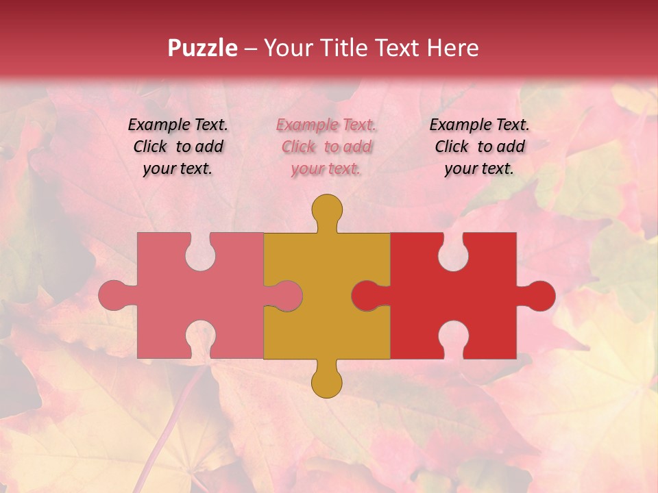 Nature October Old PowerPoint Template