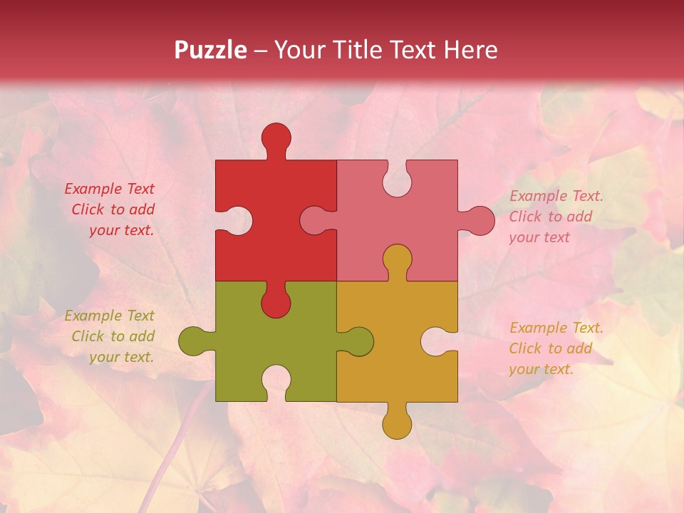 Nature October Old PowerPoint Template