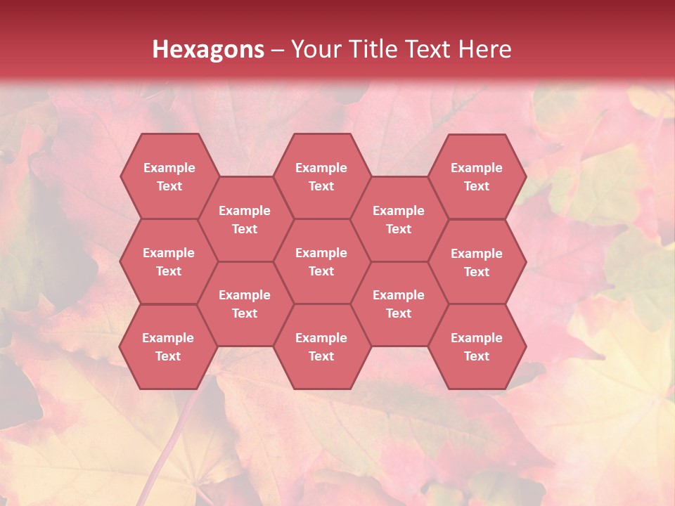 Nature October Old PowerPoint Template