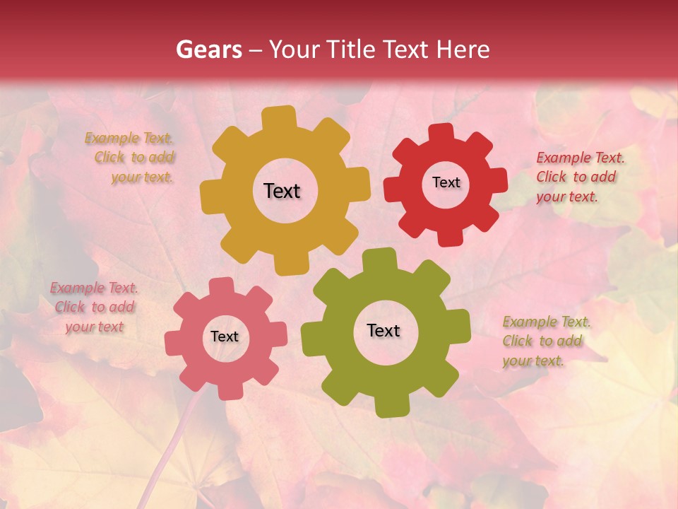 Nature October Old PowerPoint Template