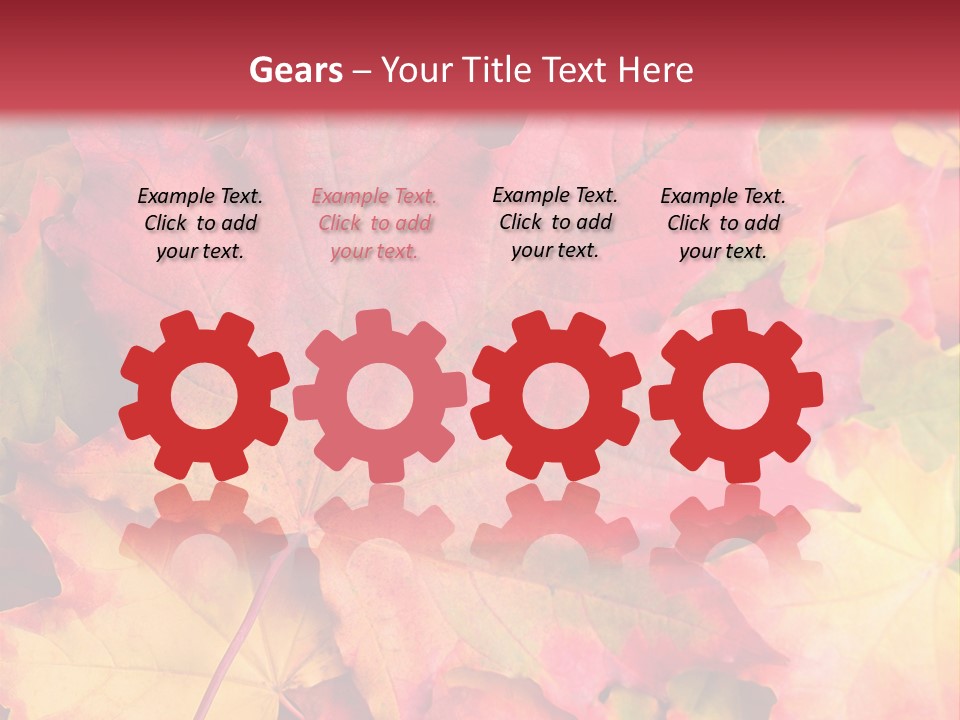 Nature October Old PowerPoint Template