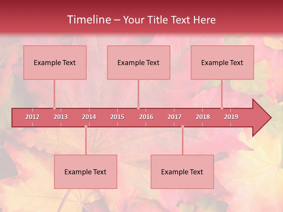 Nature October Old PowerPoint Template