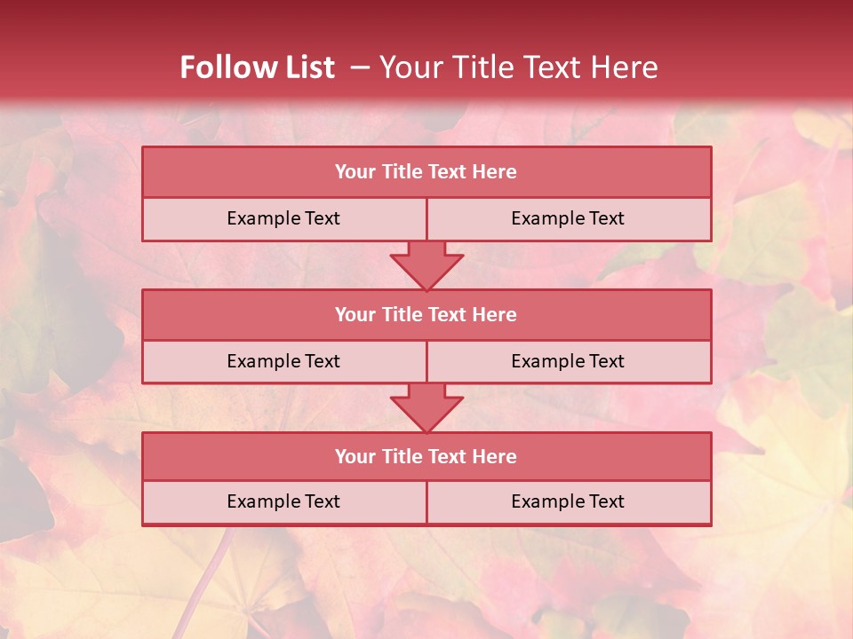 Nature October Old PowerPoint Template