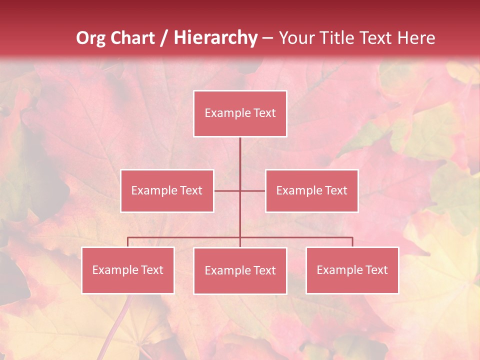 Nature October Old PowerPoint Template